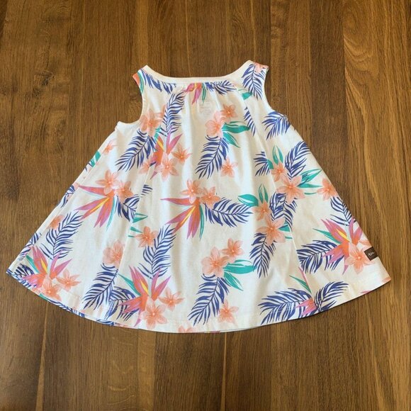 TEA COLLECTION Girls Baby Dress 6-9 NWT Hawaiian Floral Trapeze Infant Girl NEW - Picture 2 of 5